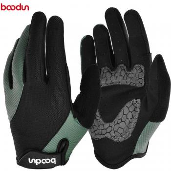 Guantes Boodun para Ciclismo, Dedo Completo, A Prueba de Golpes