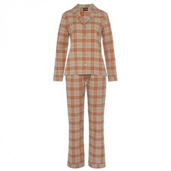 Damen‑Pyjama VIVANCE DREAMS aus kuschelweichem Flanell – Pink, Gr. 40