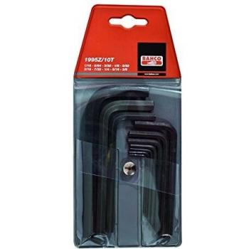 Bahco 1995Z/10T Juego Llaves Allen 10 Pzs 1/16 a 3/8''