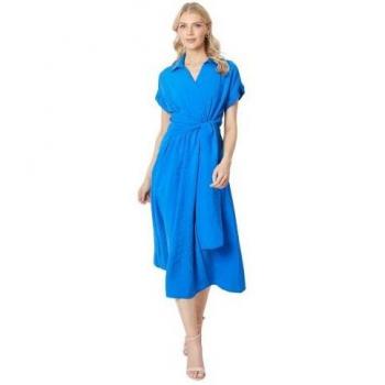 Principles Taillenschnürung Midikleid für Damen in Blau