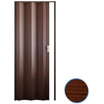 Porte Pliante PVC Noyer Mansonia 88,5x214 cm Modèle Luciana