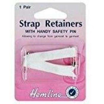 White Shoulder Strap Clips