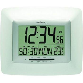 Technoline Funkwanduhr Weckfunktion 9 cm