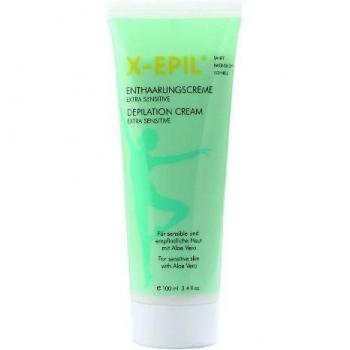 X-Epil Haarentfernungscreme Extra Sensitive mit Aloe Vera, 100 ml