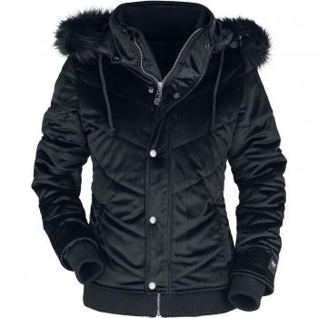 Premium Black Winter Jacket with Faux-Fur