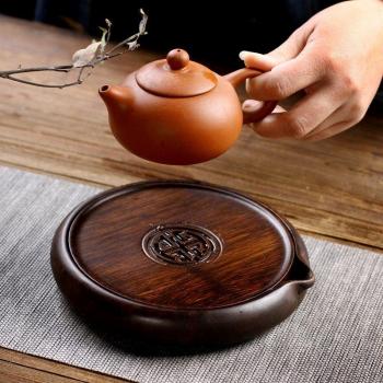 Bandeja de Té Ébano Artesanal