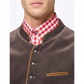 Stockerpoint Herren Weste Ricardo Trachtenweste, Grau (Stein), XX-Large