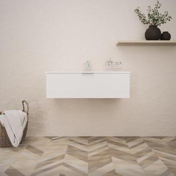 Inda Bagno L.100 Lavabo Lucido Opaco Bianco Topazio