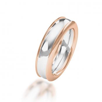 Feeling 3-teiliges Damen-Ring Set Edelstahl mit Magnet-Elementen Gr. 52