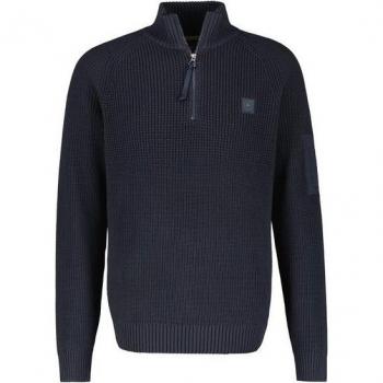 LERROS Herren Rundhalspullover in Blau