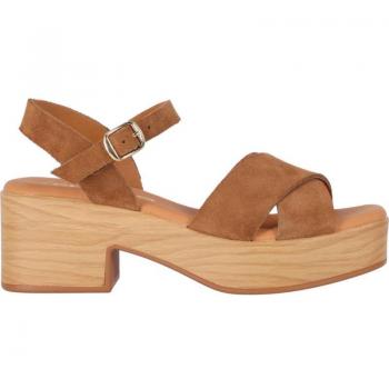 Chika10 Sandalias Hachi 01 en Cuero Tan