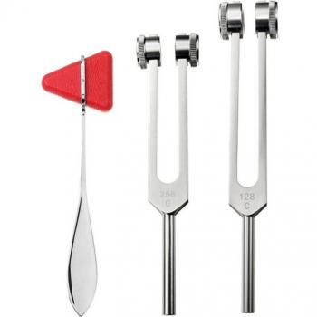 Ensemble Médical Diapason Neurologique 128/256 Hz – Marteau Triangle (F1FC)