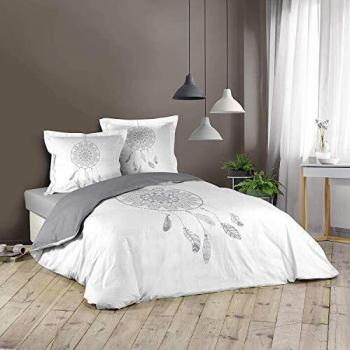 Parure 3 pièces Coton 42 fils 240 x 220 cm