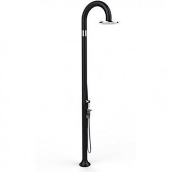 ARKEMA Design Doccia da Esterno e Interno T345 7016 Antracite con Miscelatore e Doccetta Arkema Funny Yin