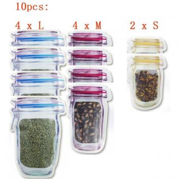 Ziplock Mason Jar Bags