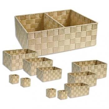Set di Scatole in Tessuto per Bagno 79155