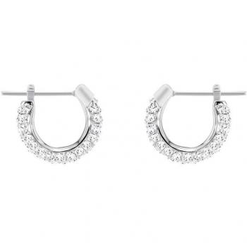 Pendientes Swarovski, modelo Stone, pequeños, color blanco