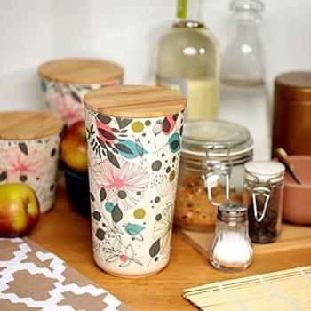 Puckator Bamboo Grain & Cereals Jar