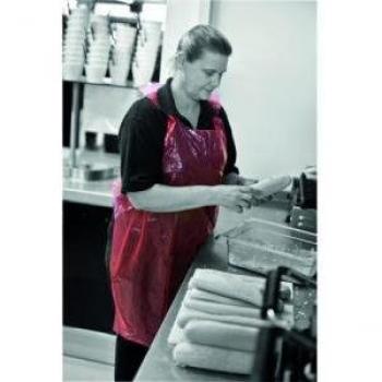 Standard Length Red Polythene Apron Roll
