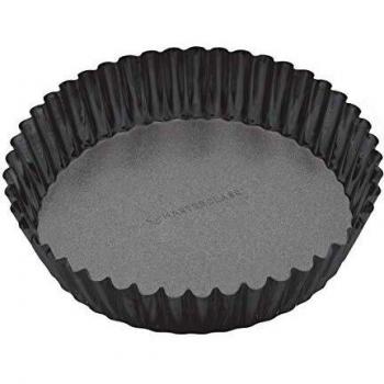 MasterClass Black Non-Stick Extra Deep Fluted Flan Tin
