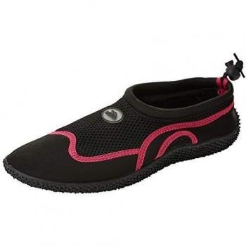 Dual‑Tone Black/Raspberry Aqua‑Paddle Shoes – Unisex