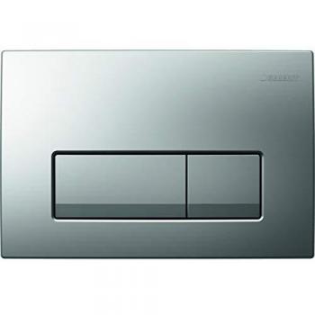Geberit Betätigungsplatte Delta 51 Mattverchromt WC Drückerplatte (115.105.46.1)