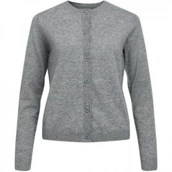 Grey Melange Cardigan – Thess XS (Female)