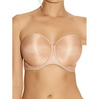 Fantasie Beige Cotton Strapless Bra for Women