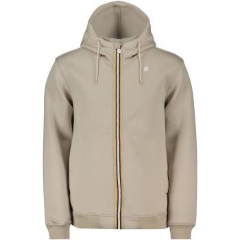 Felpa K-Way Rainer Full Zip Cappuccio