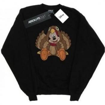 Herren-Sweatshirt XXL Schwarz: Mickey Mouse Thanksgiving Truthahn – Disney