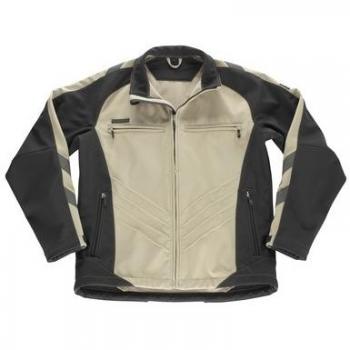 Mascot Men's Softshell Jacket Dresden Light Khaki/Black