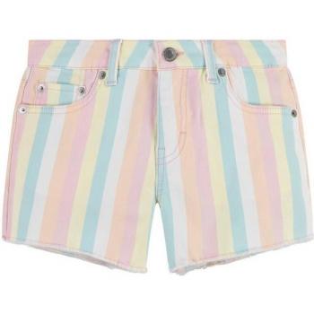 Levi's Juvenil Shorts de Tela Impresa y Dobladillo Ruido