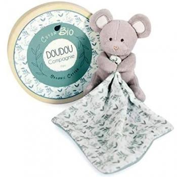 Doudou Verde Oliva con Topolino per Bambini