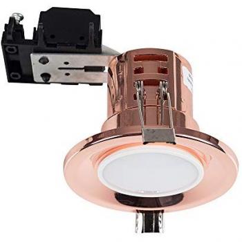 20 Pack Fire Rated GU10 Copper Downlight Spotlights