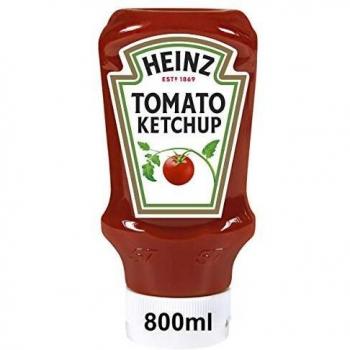 Heinz Tomatenketchup, Kopfsteherflasche, 4er Pack (4 x 800 ml)