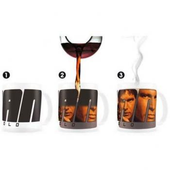 Han Solo Taza Termica Transparente Star Wars