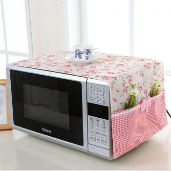 Housse de micro-ondes à petites fleurs 98*32cm avec sac de rangement