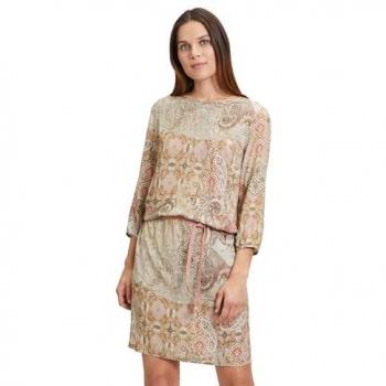 Cartoon Casual-Kleid mit Muster, Bindeband