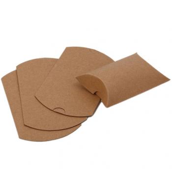 Lot de 50 sachets cadeaux berlingot kraft 6,5 × 7 cm