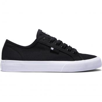 DC Manual Black/White Canvas/Rubber Sneakers EU 37