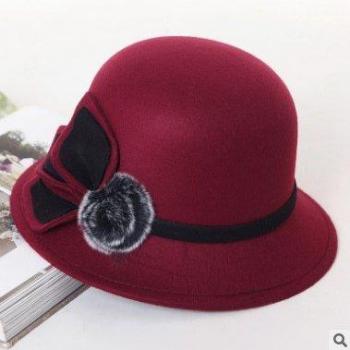 SILOQIN Women's Vintage English Fedora Hat