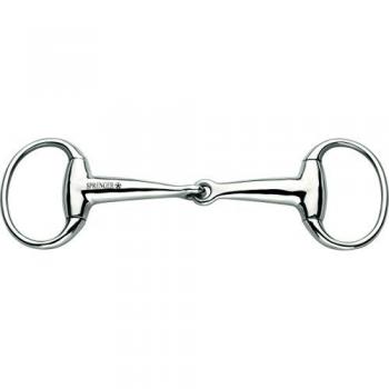 Sprenger Olivenkopfgebiss Edelstahl, 12,5 cm, hohles Mundstück