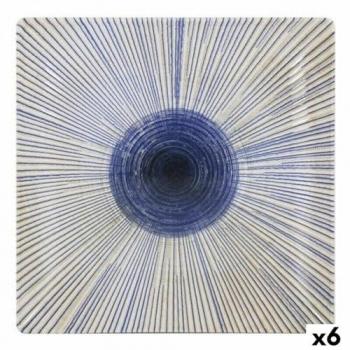 Plato Llano Porcelana Irys 24 x 24 x 2 cm (6 Unidades)