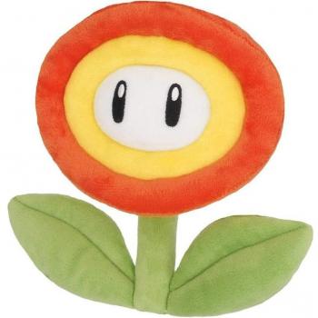 Peluche Super Mario Fleur de Feu 18 cm