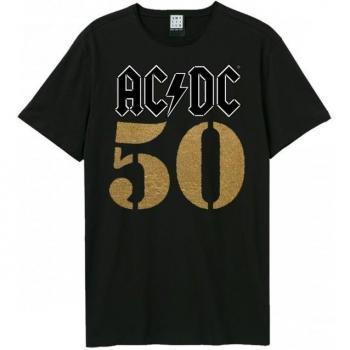 T-shirt Noir AC/DC 50e Anniversaire Unisexe M