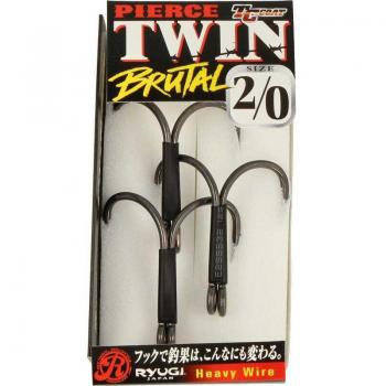 Ryugi HPT120 Heavy Duty Twin Hooks Size 2/0