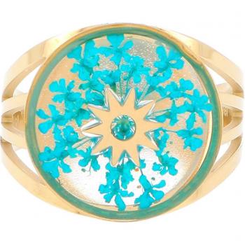 Corona Turquesa Cléopatra – Anillo de Acero 15 mm