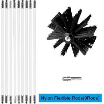 Brosse anti-charpie pour conduits