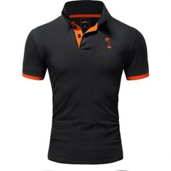 EDIN Poloshirt von BEHYPE mit Kontrast-Logopatch