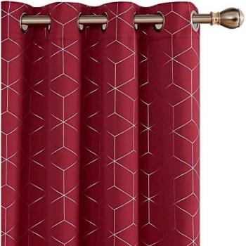 Copertura Tende Camere da Giocare con Occhielli Termici 140x183 cm Rosso Scuro